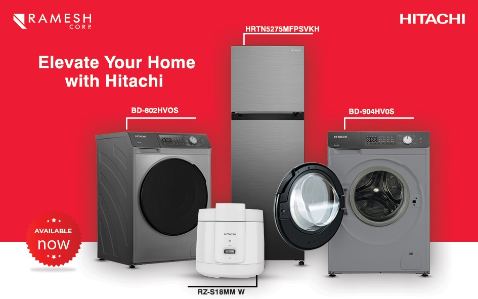 hitachi-launches-latest-washing-machine-refrigerator-rice-cooker-for-the-nepal-market
